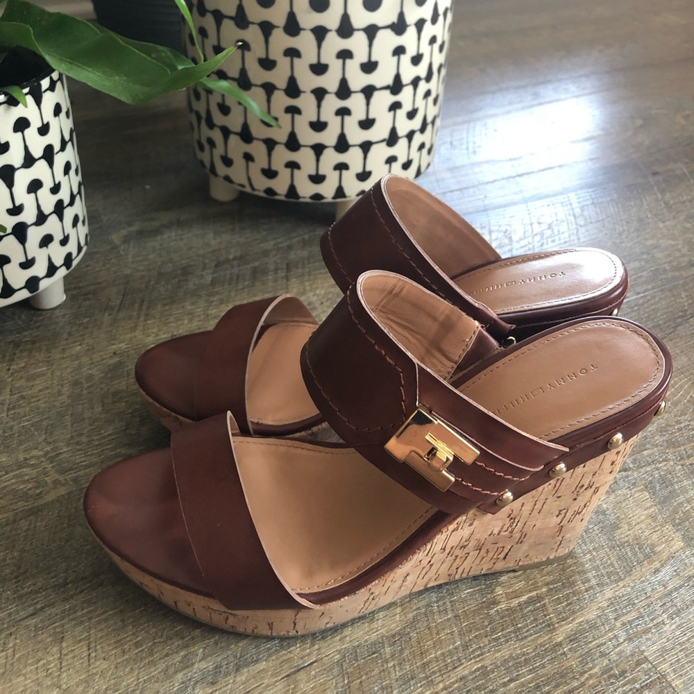 Tommy Hilfiger wedges like NEW 7.5